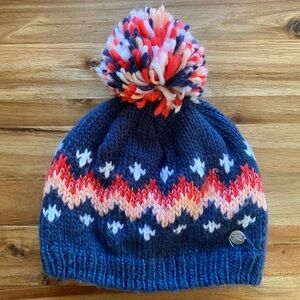 Rossignol Knitted Toddler Girl Hat Lined in Fleece Size: OS (3-4T)